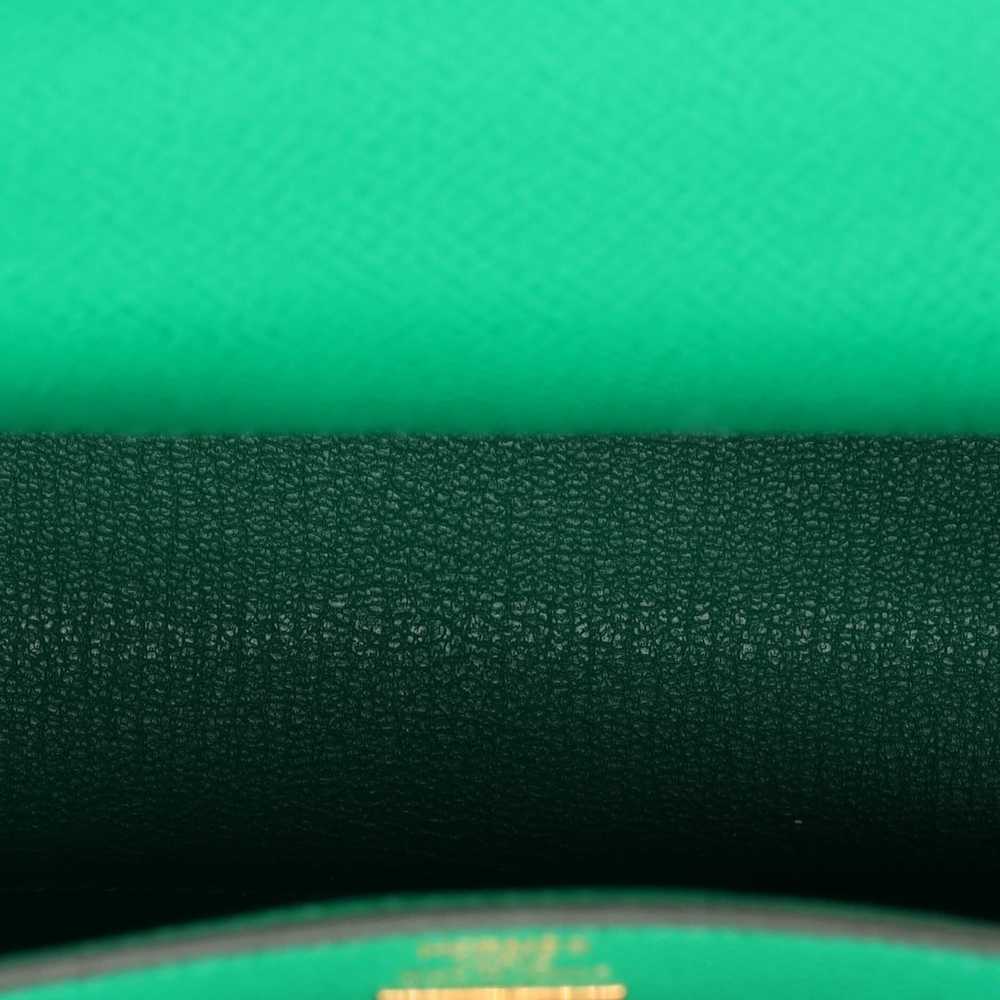 Hermes Kelly Handbag Vert Jade Epsom with Gold Ha… - image 6