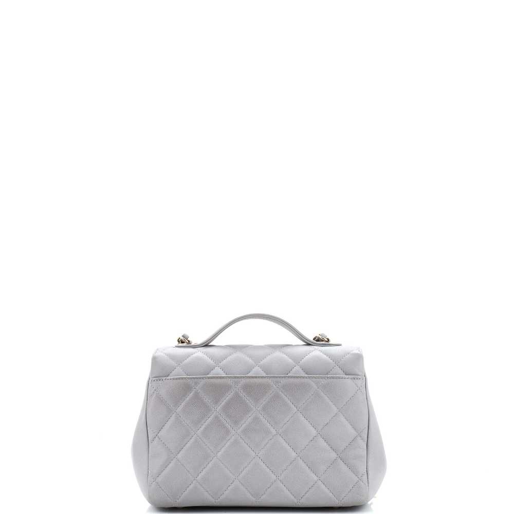 CHANEL Business Affinity Flap Bag Quilted Caviar … - image 4