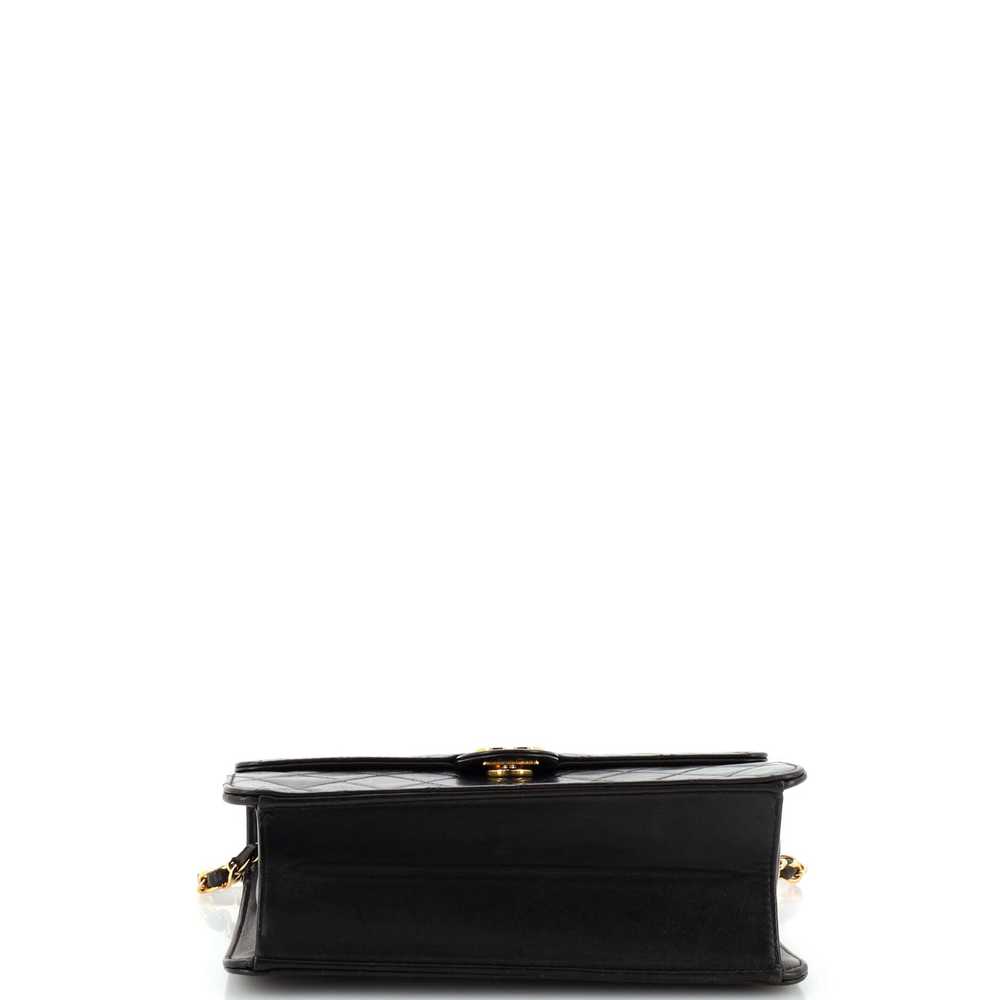 CHANEL Vintage Clutch with Chain Quilted Leather … - image 5