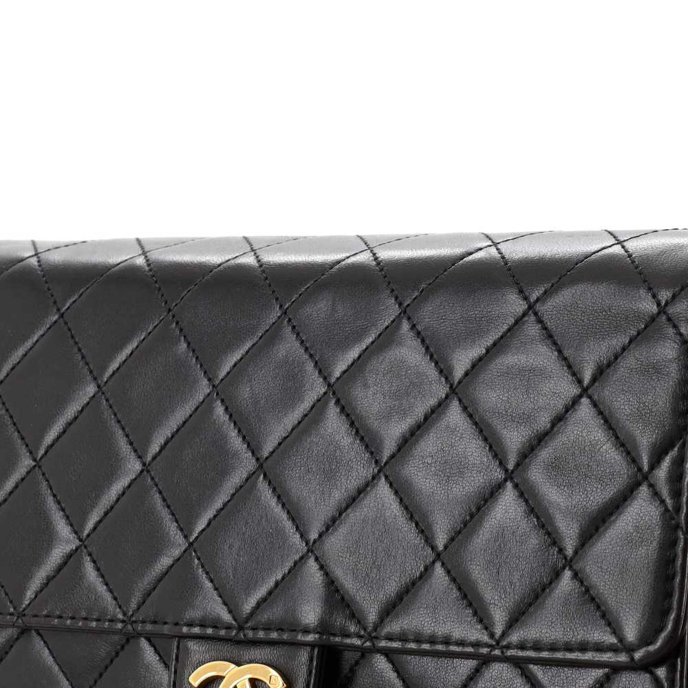 CHANEL Vintage Clutch with Chain Quilted Leather … - image 7