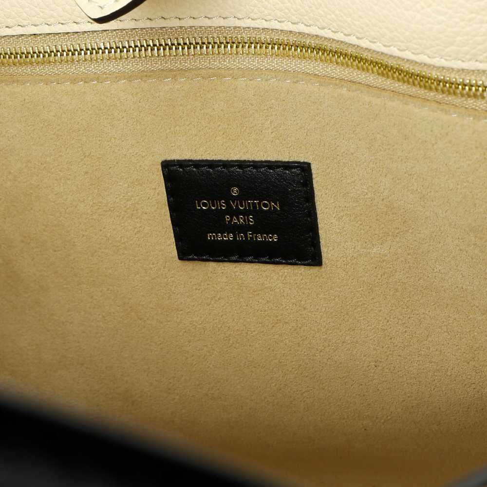 Louis Vuitton On My Side Tote Leather with Monogr… - image 7