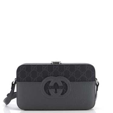 GUCCI Padlock Interlocking G Crossbody Bag GG Coat