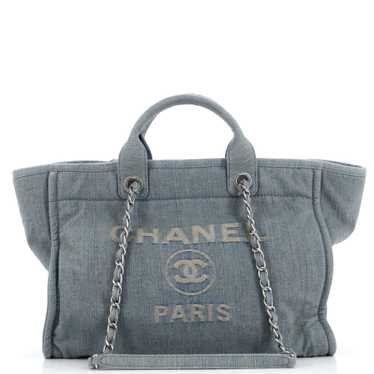 CHANEL Deauville NM Tote Denim Medium