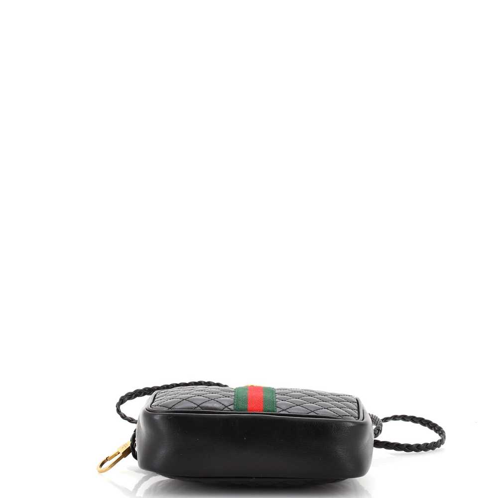 GUCCI Trapuntata Camera Bag Quilted Leather Mini - image 4