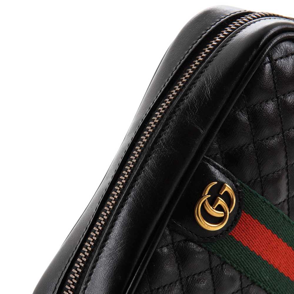 GUCCI Trapuntata Camera Bag Quilted Leather Mini - image 7