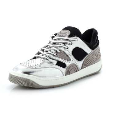 GUCCI Basket Low-Top Sneakers Demetra with Fabric - image 1