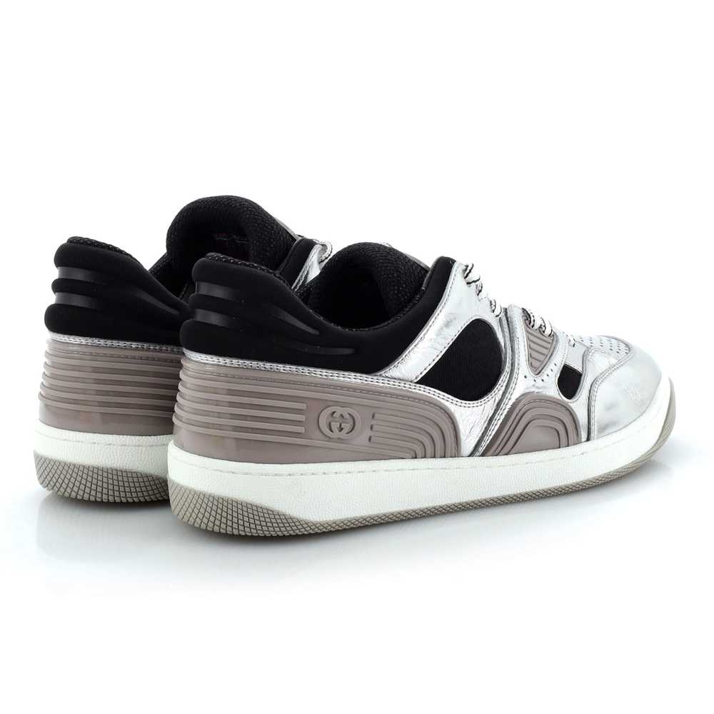 GUCCI Basket Low-Top Sneakers Demetra with Fabric - image 3