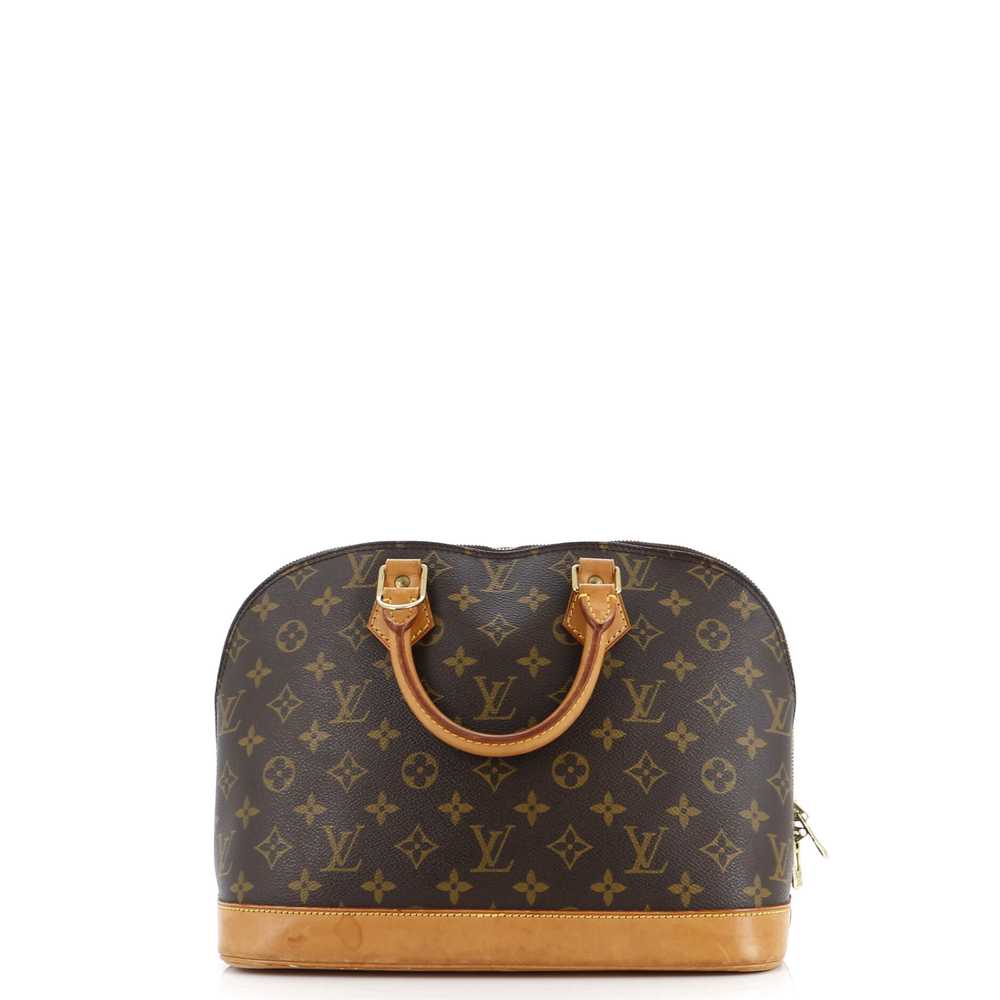 Louis Vuitton Vintage Alma Handbag Monogram Canva… - image 3