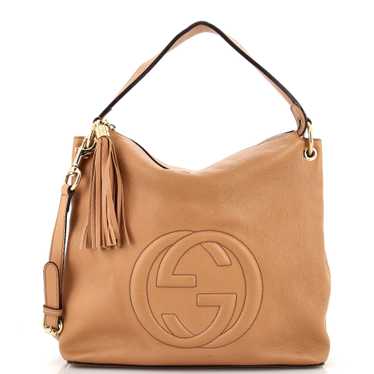 GUCCI Soho Convertible Hobo Leather Large