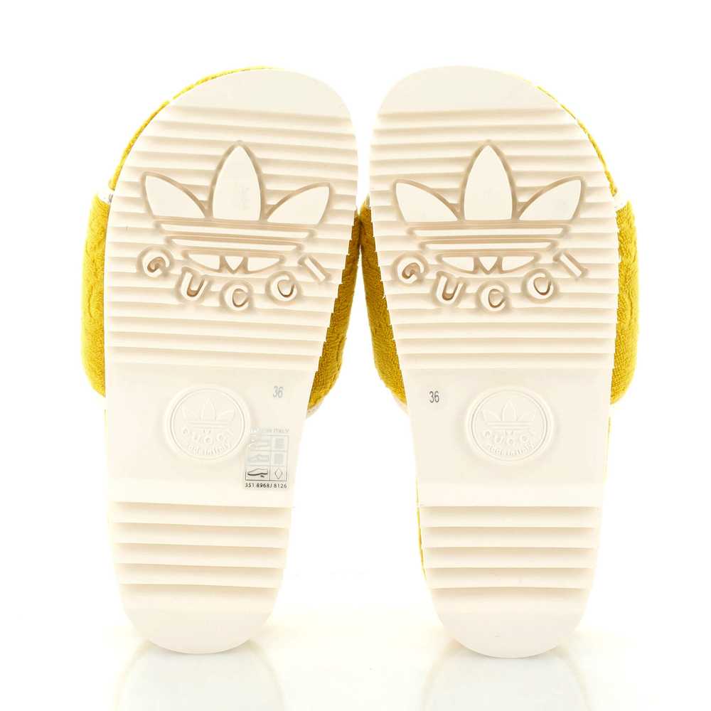 GUCCI x Adidas Women's Platform Slide Sandals Ter… - image 4
