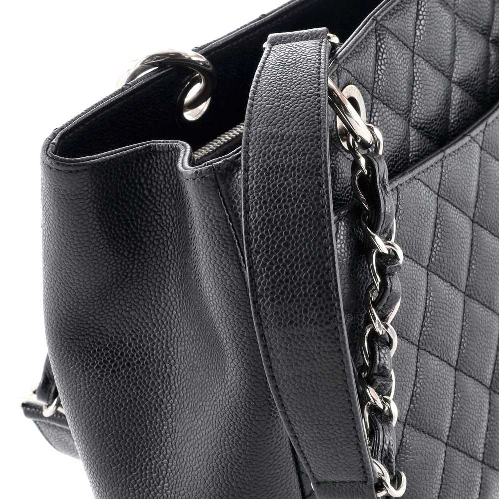 CHANEL Grand Shopping Tote Quilted Calfskin - image 8