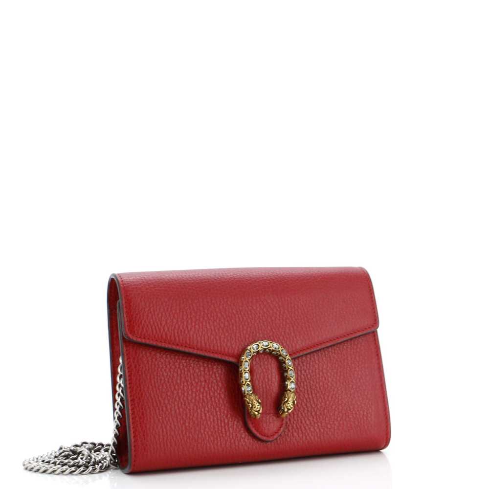 GUCCI Dionysus Chain Wallet Leather with Embellis… - image 2