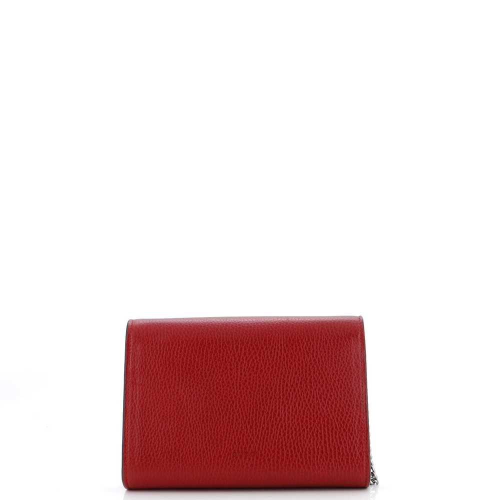 GUCCI Dionysus Chain Wallet Leather with Embellis… - image 3