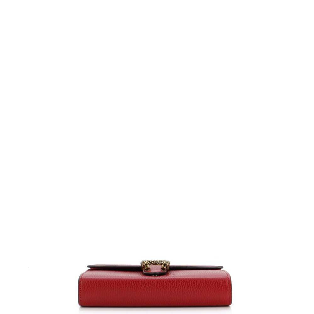 GUCCI Dionysus Chain Wallet Leather with Embellis… - image 4
