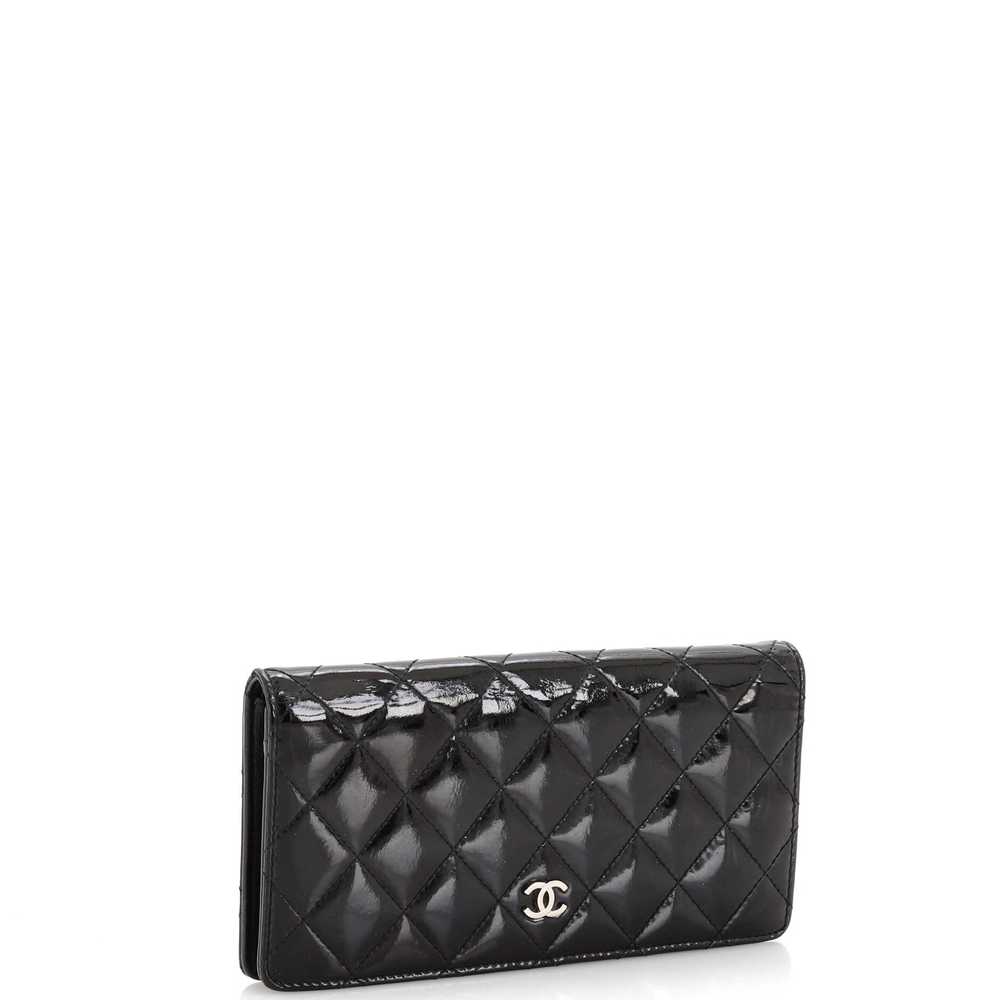 CHANEL L-Yen Wallet Quilted Patent - image 3