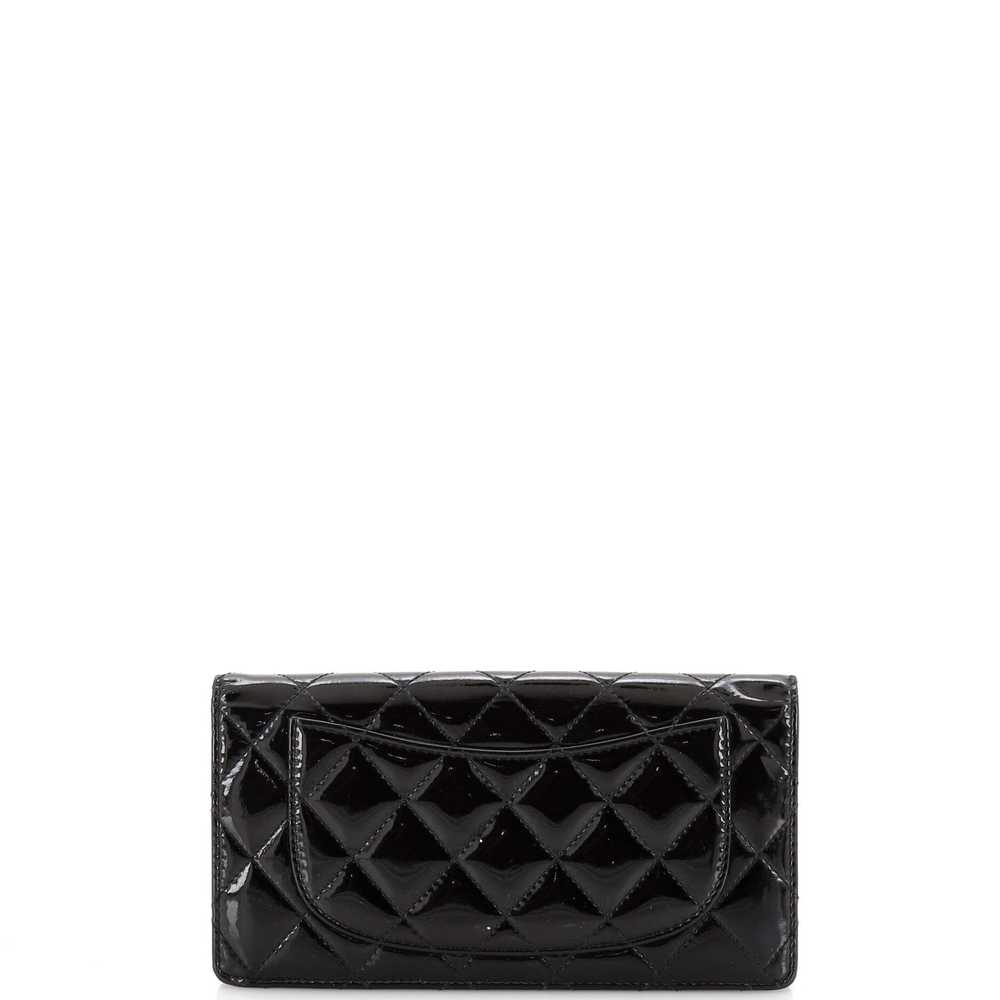 CHANEL L-Yen Wallet Quilted Patent - image 4
