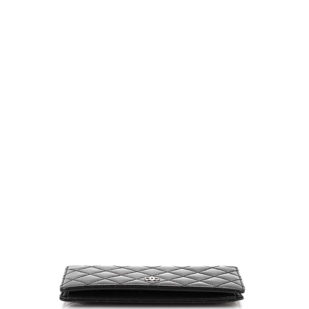 CHANEL L-Yen Wallet Quilted Patent - image 5