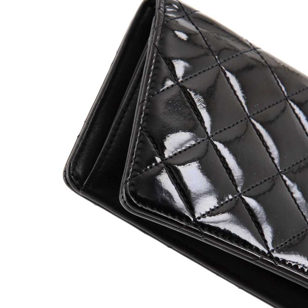 CHANEL L-Yen Wallet Quilted Patent - image 7