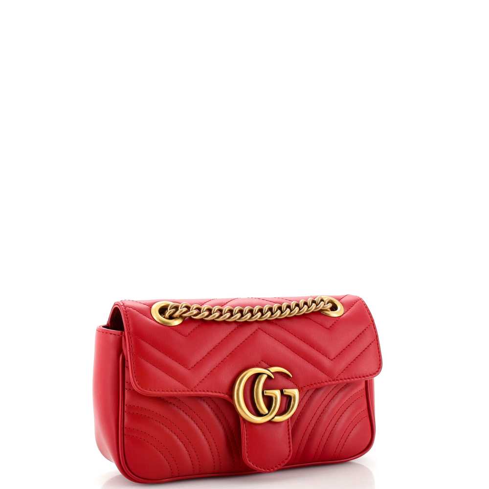 GUCCI GG Marmont Flap Bag Matelasse Leather Mini - image 2