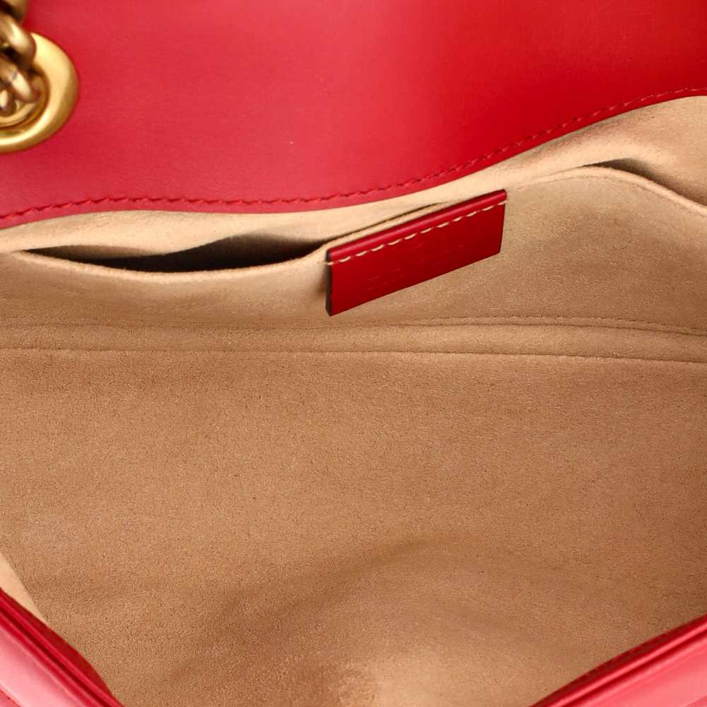 GUCCI GG Marmont Flap Bag Matelasse Leather Mini - image 5