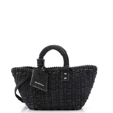 Balenciaga Bistro Panier Bag Woven Denim XS