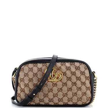 GUCCI GG Marmont Shoulder Bag Diagonal Quilted GG 