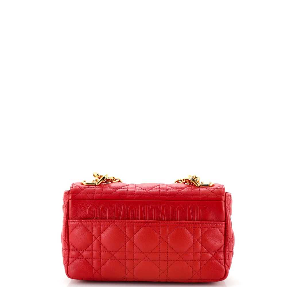 Christian Dior Caro Bag Cannage Quilt Calfskin Sm… - image 3