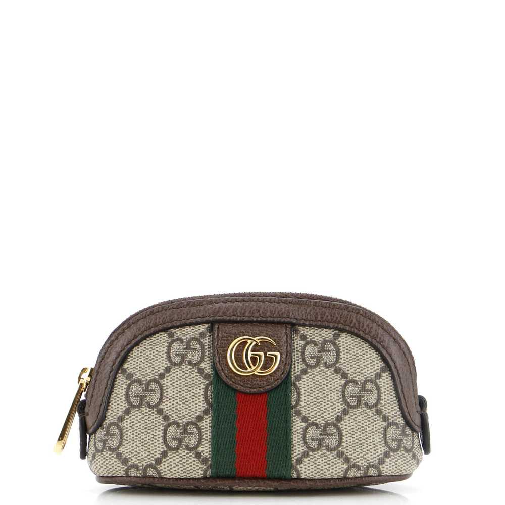 GUCCI Ophidia Key Pouch GG Coated Canvas - image 1