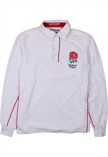 Vintage 90's England Rugby Polo Shirt England Rug… - image 1