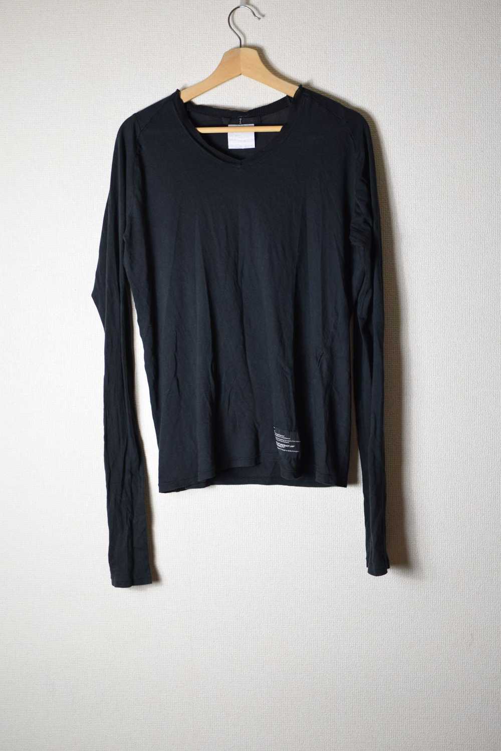 Julius Julius SS08 V-Neck Patch Longsleeve Top - … - image 2