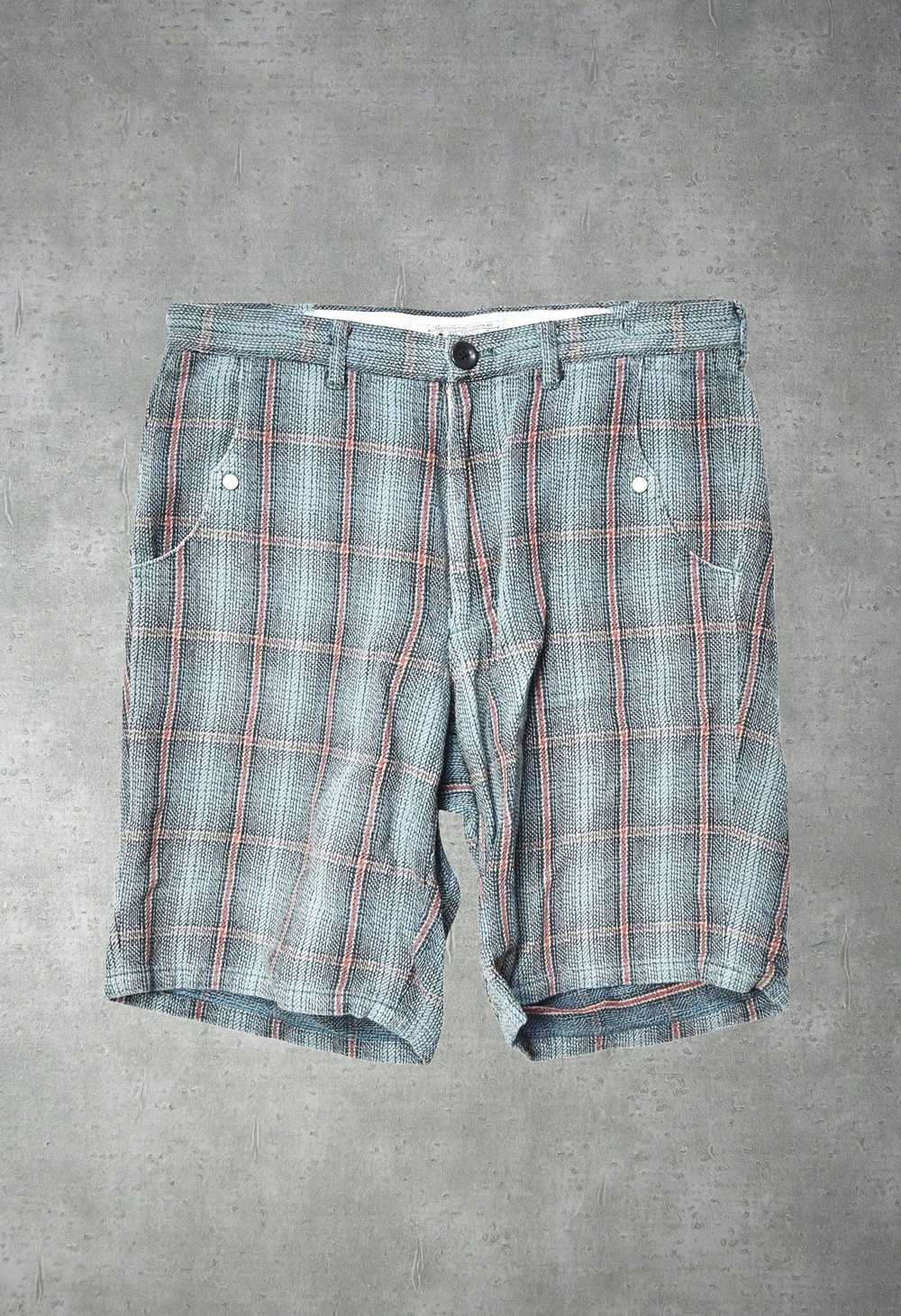 Sasquatchfabrix sasquatchfabrix checker shorts 23… - image 1