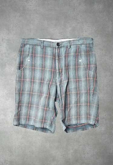 Sasquatchfabrix sasquatchfabrix checker shorts 23… - image 1