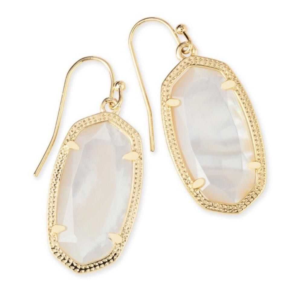 Kendra Scott Kendra Scott Elle Gold Ivory Mother … - image 2