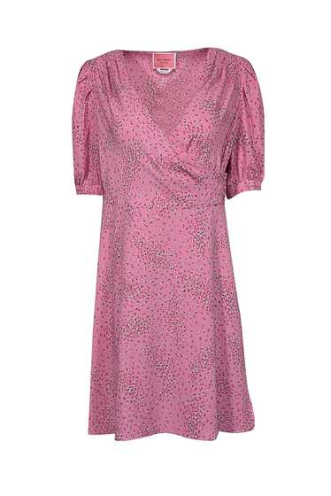 Kate Spade - Pink "Meadow" Print Wrap Dress Sz 6