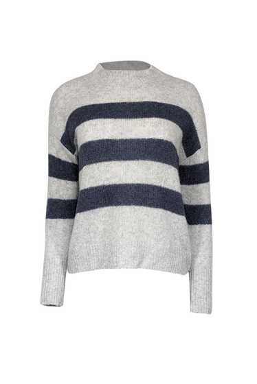 Rails - Grey, Blue, & Sparkly Striped Sweater Sz X