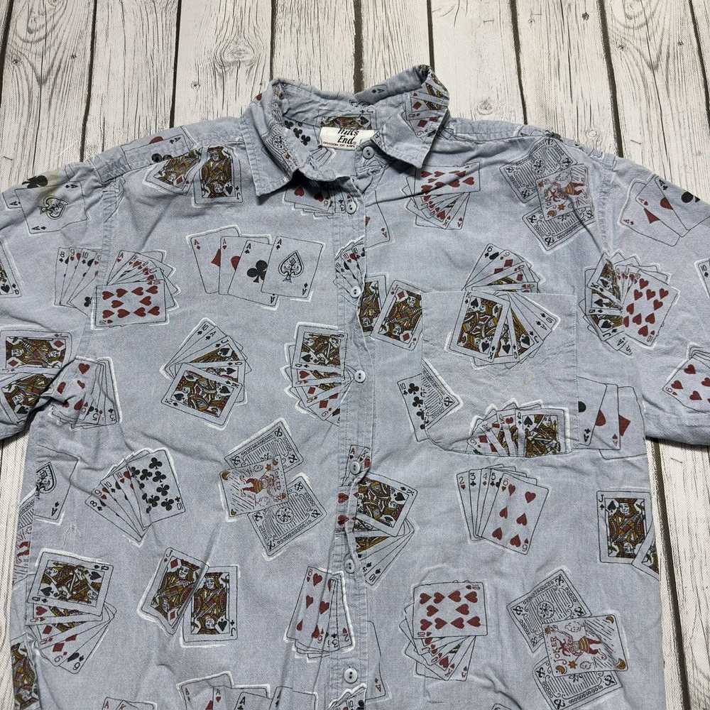 Vintage Vintage Playing Cards shirt - image 4