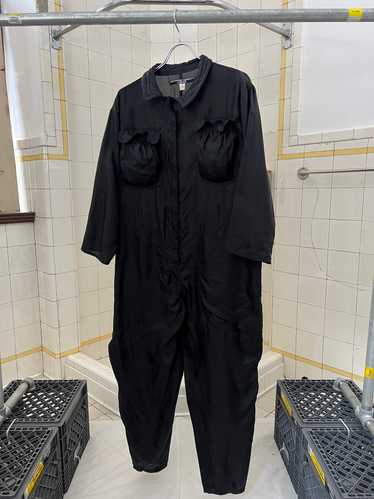 1980s Katharine Hamnett Silk Coveralls - image 1