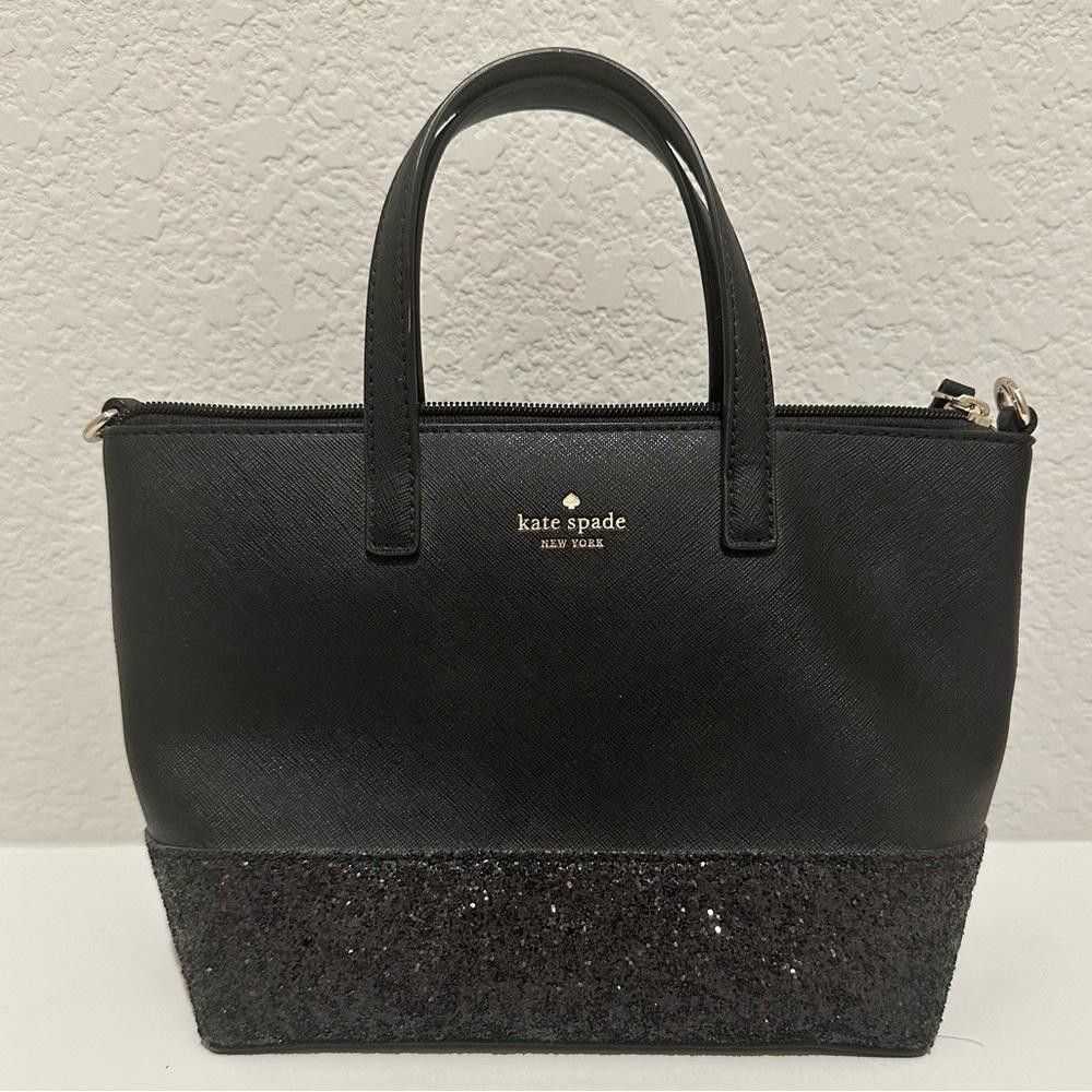 Kate Spade Kate Spade Ina Greta Court Black Glitt… - image 1