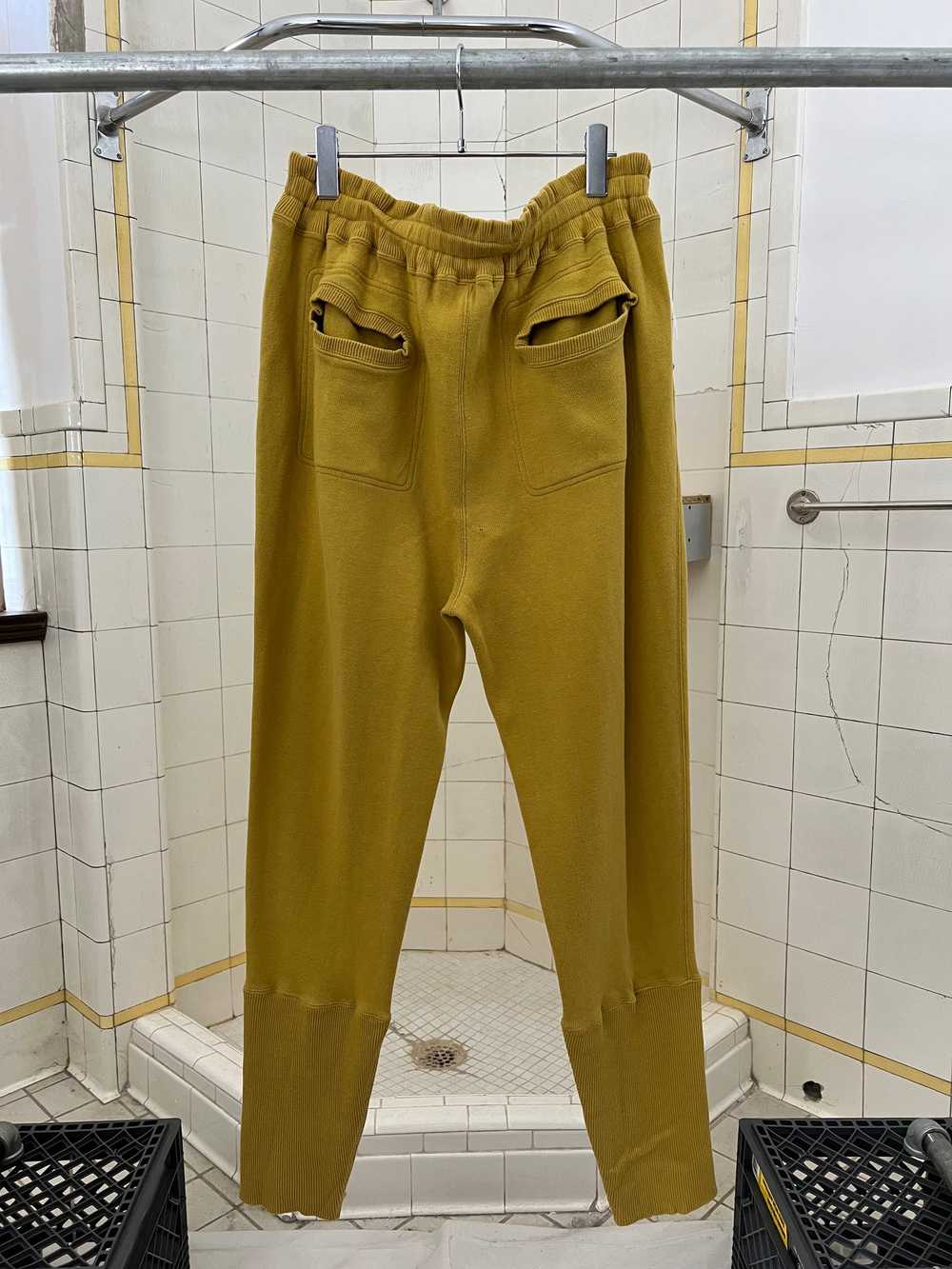 1980s Issey Miyake Yellow Sweatpants with Ribbed … - image 6