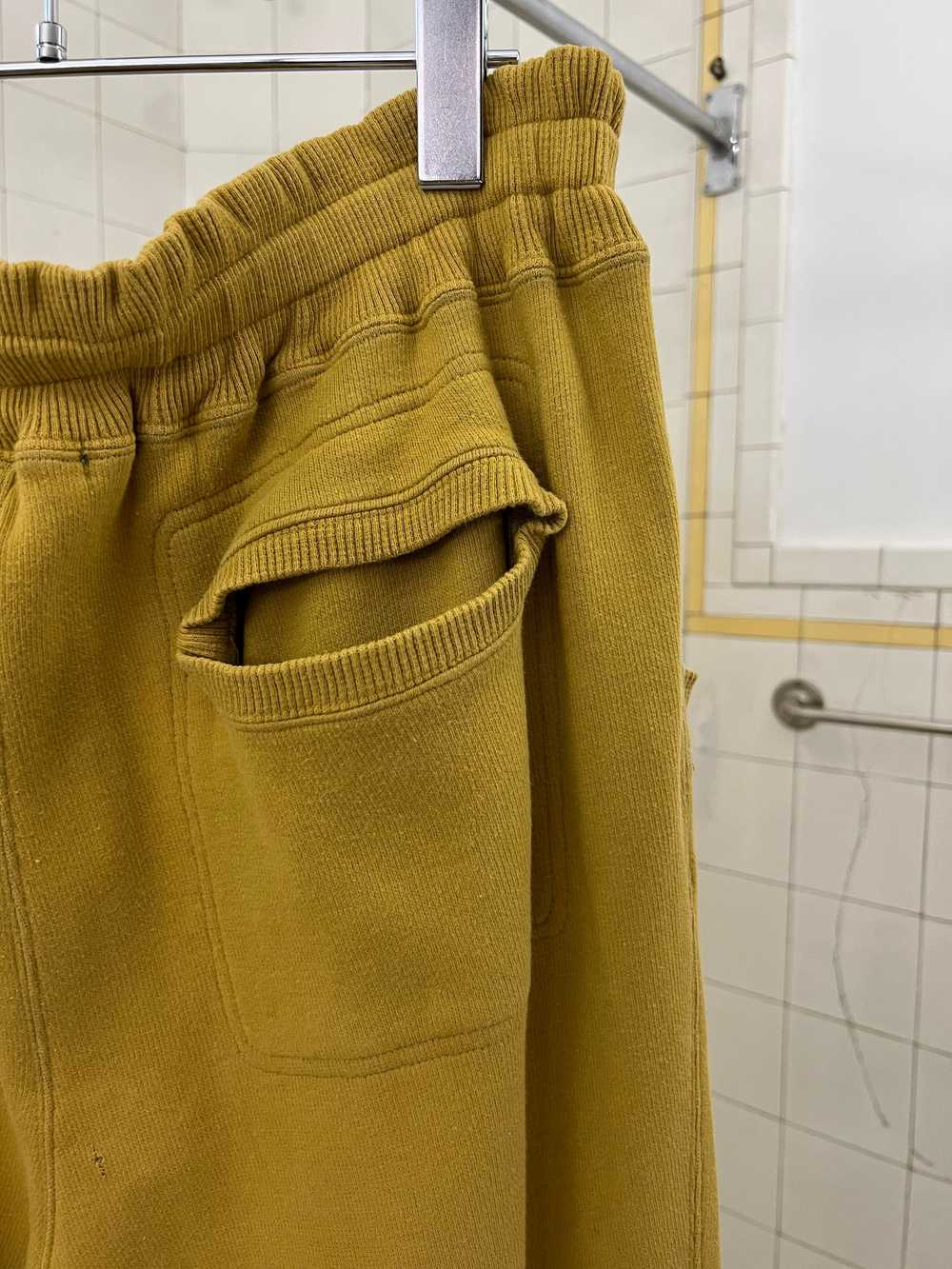 1980s Issey Miyake Yellow Sweatpants with Ribbed … - image 7