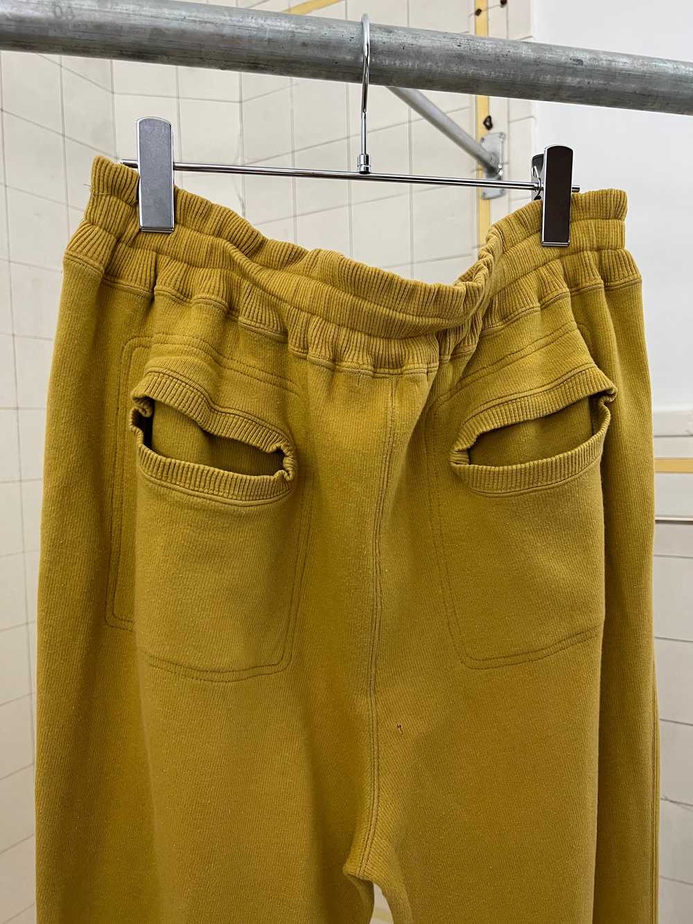 1980s Issey Miyake Yellow Sweatpants with Ribbed … - image 8