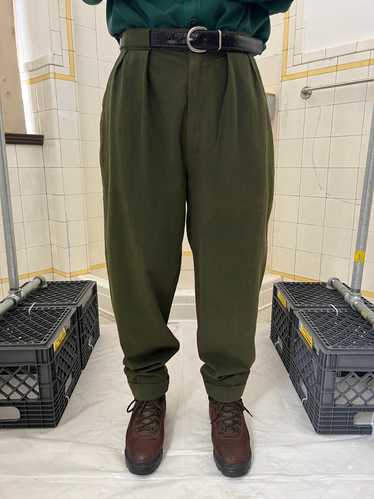 1980s Katharine Hamnett Cuffed Military Trousers