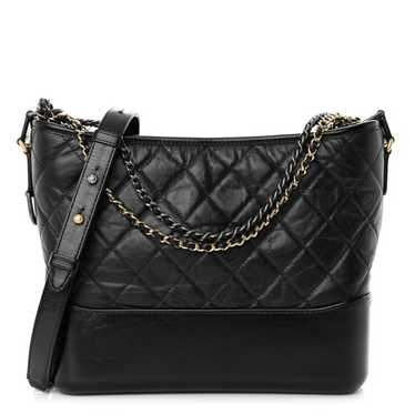 CHANEL Aged Calfskin Quilted Medium Gabrielle Hob… - image 1