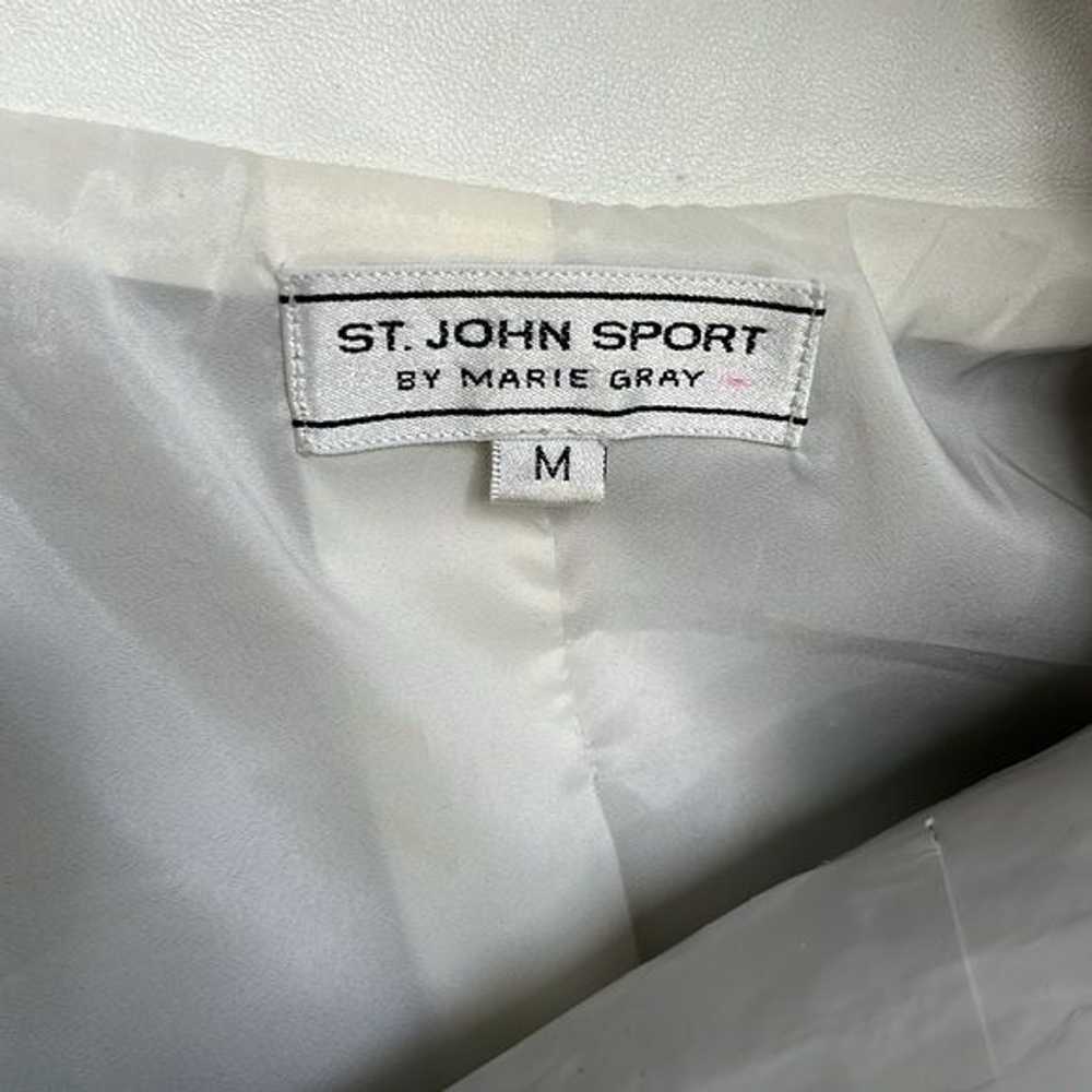 St. John Couture × Vintage St John Marie Gray Lea… - image 12