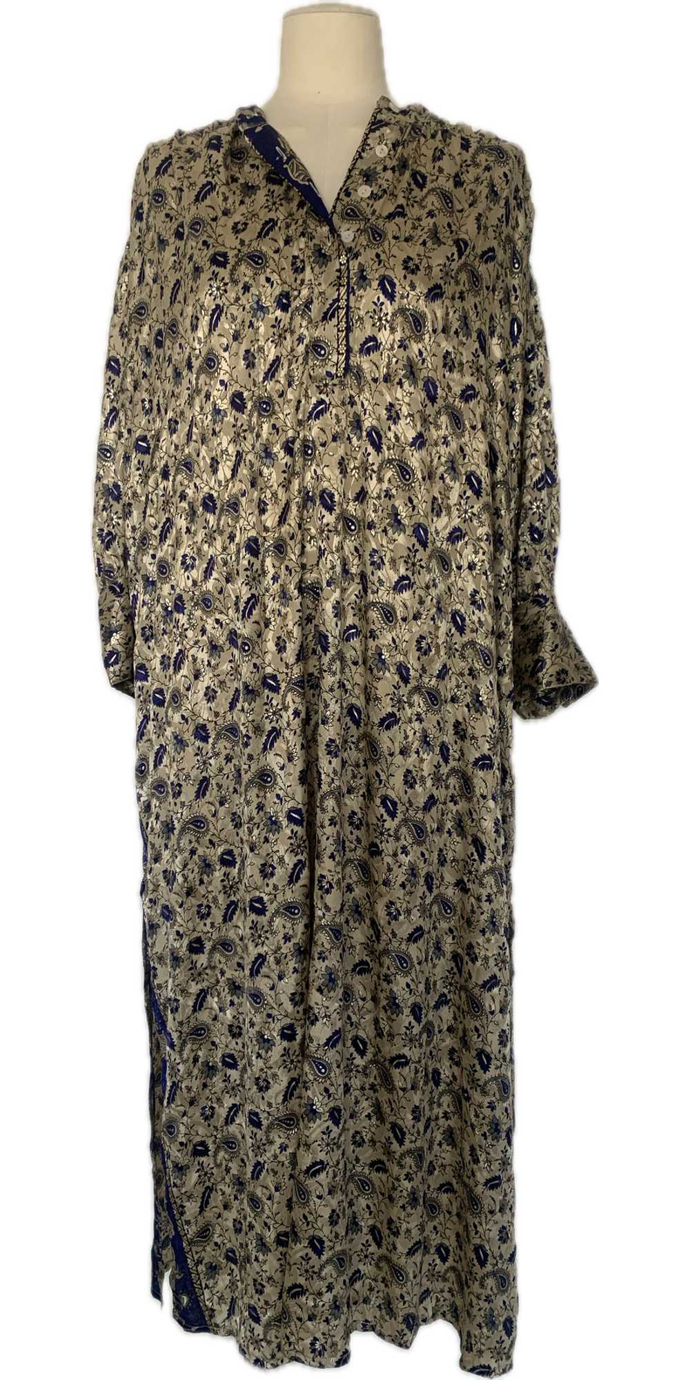 L’ÉTÉ INDIEN BY AC Robe-chemise longue Ambre numé… - image 1