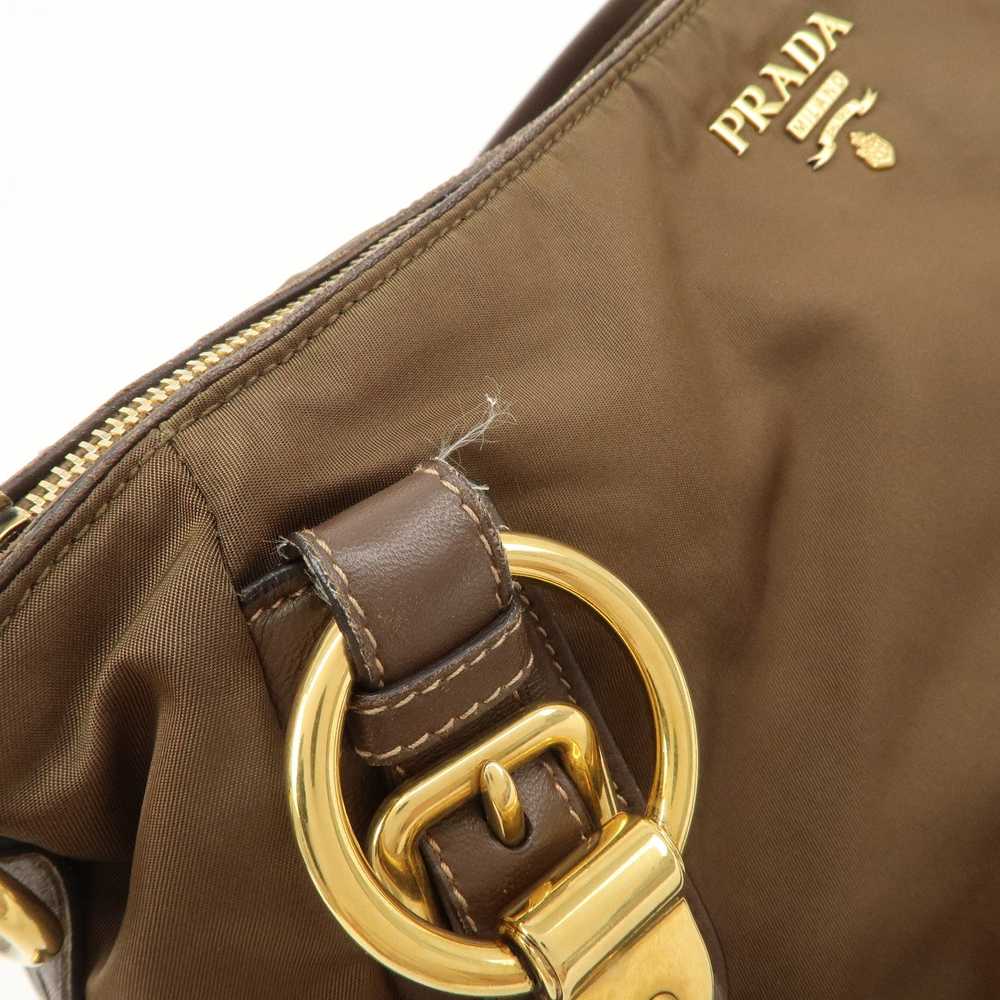 PRADA Nylon Leather 2Way Shoulder Bag Brown BR4261 - image 10