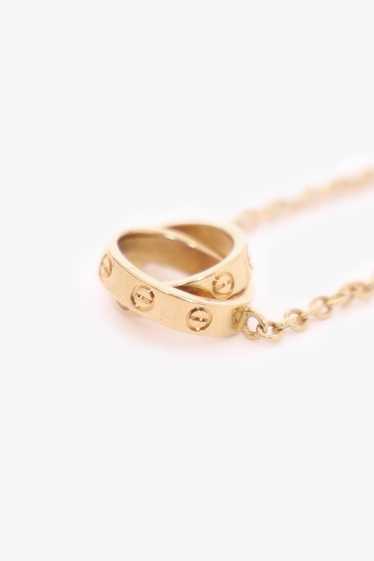 Cartier 18k Yellow Gold Love Interlocking Loops Br