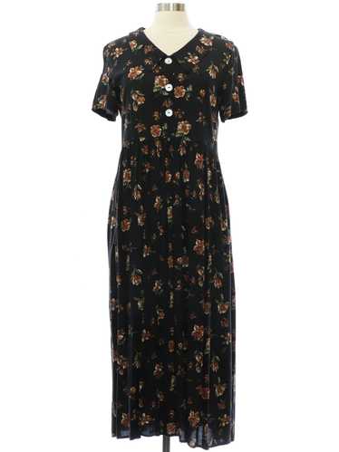 1990's Impressions Rayon Maxi Dress