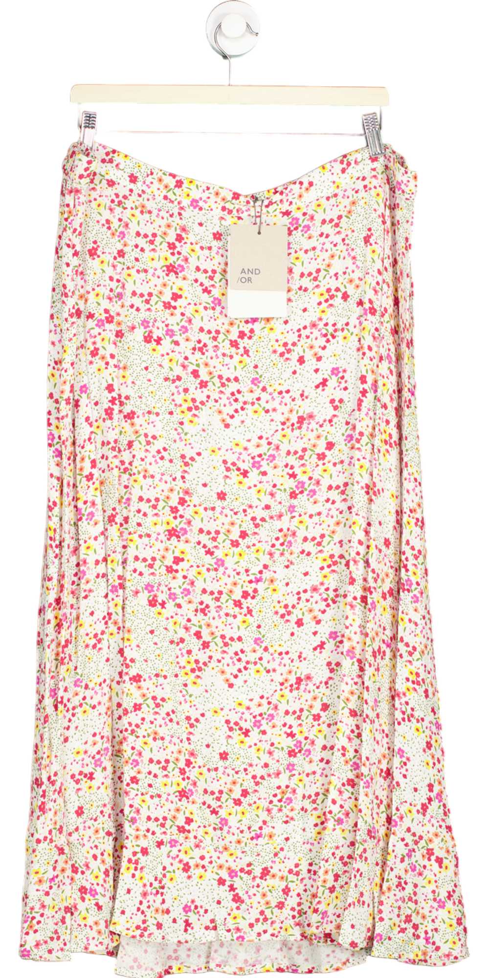 AND/OR Multicoloured Sarah Skirt UK 20 - image 2