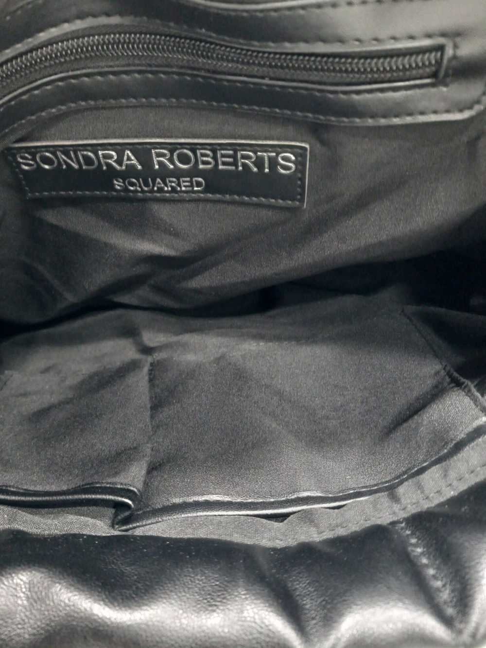 Sondra Roberts Women's Black Leather Purse - image 4